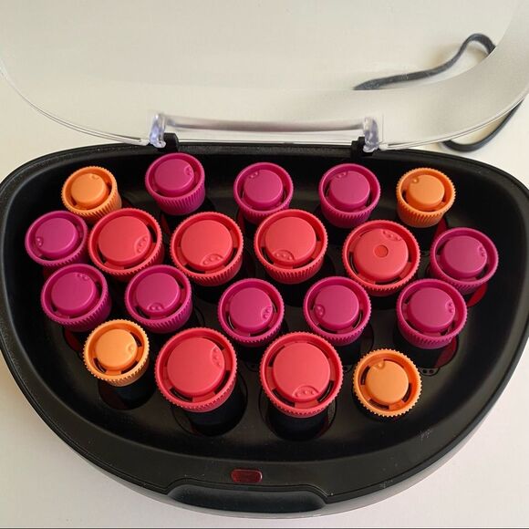 Remington H-5600 Flocked Hot Rollers Near New No Clips - Picture 4 of 9